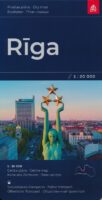 Riga 1:10.000 / 20.000 9789984074344  Jana Seta   Stadsplattegronden Riga & Letland