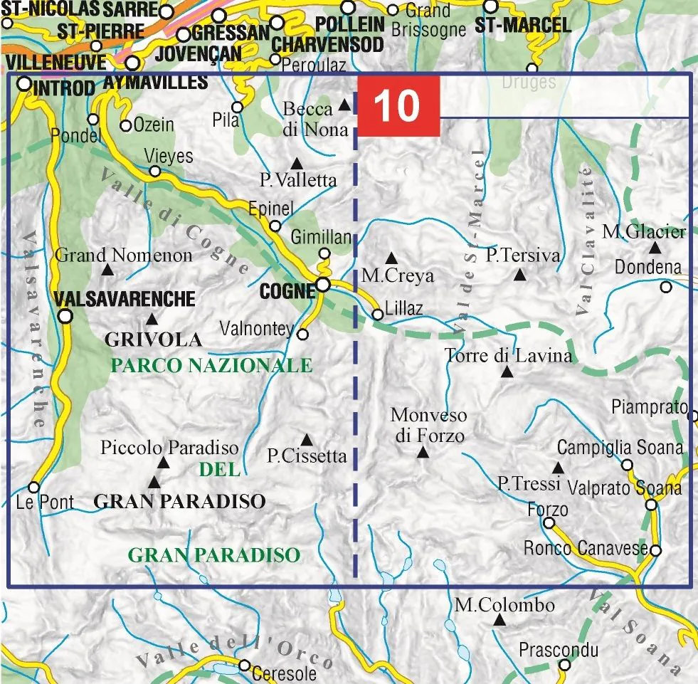 ESC-10 Valle di Cogne, Gran Paradiso | wandelkaart 1:25.000 9791280163394 Escursionista Carta dei Sentieri 1:25.000 Wandelkaarten Aosta, Gran Paradiso ESC-10 Valle di Cogne, Gran Paradiso | wandelkaart 1:25.000 9791280163394 Escursionista Carta dei Sentieri 1:25.000 Wandelkaarten Aosta, Gran Paradiso