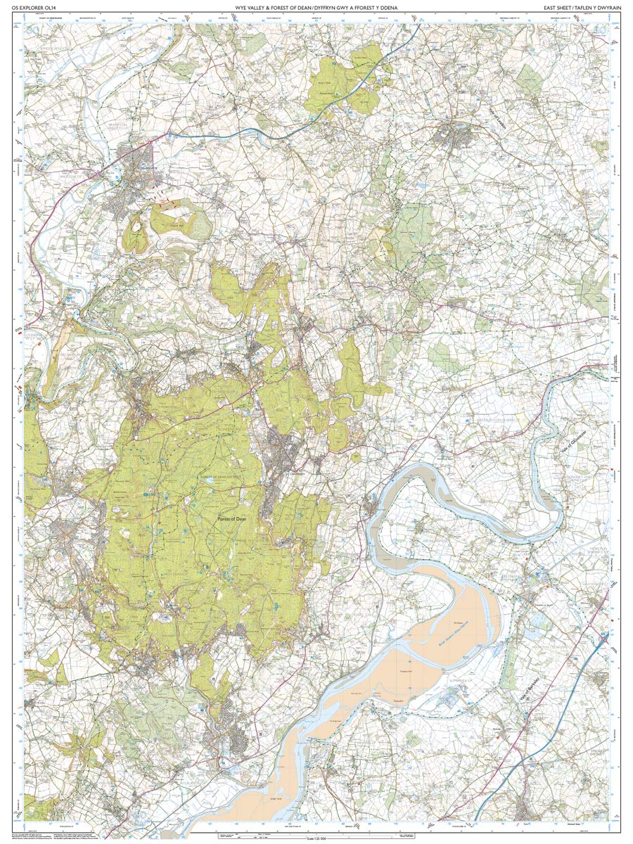EXP-014 Wye Valley + The Forest of Dean OL14 | wandelkaart 1:25.000 9780319263839 Ordnance Survey Explorer Maps 1:25t. Wandelkaarten Zuid-Wales, Pembrokeshire, Brecon Beacons EXP-014 Wye Valley + The Forest of Dean OL14 | wandelkaart 1:25.000 9780319263839 Ordnance Survey Explorer Maps 1:25t. Wandelkaarten Zuid-Wales, Pembrokeshire, Brecon Beacons