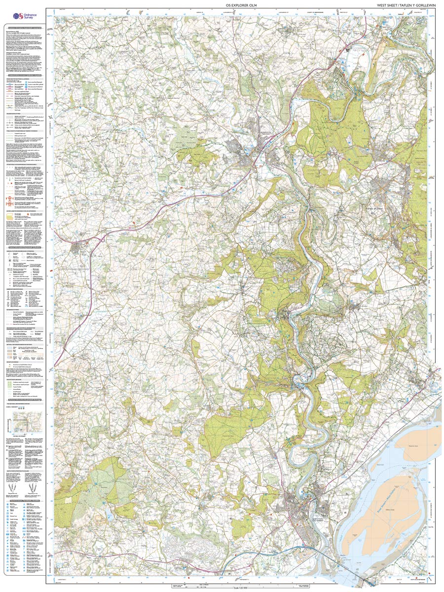 EXP-014 Wye Valley + The Forest of Dean OL14 | wandelkaart 1:25.000 9780319263839 Ordnance Survey Explorer Maps 1:25t. Wandelkaarten Zuid-Wales, Pembrokeshire, Brecon Beacons EXP-014 Wye Valley + The Forest of Dean OL14 | wandelkaart 1:25.000 9780319263839 Ordnance Survey Explorer Maps 1:25t. Wandelkaarten Zuid-Wales, Pembrokeshire, Brecon Beacons