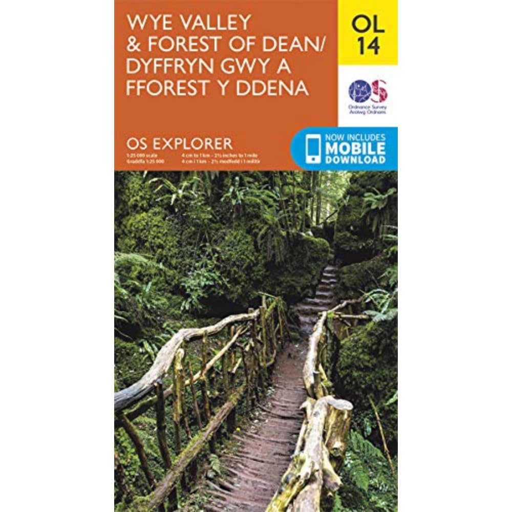 EXP-014 Wye Valley + The Forest of Dean OL14 | wandelkaart 1:25.000 9780319263839 Ordnance Survey Explorer Maps 1:25t. Wandelkaarten Zuid-Wales, Pembrokeshire, Brecon Beacons EXP-014 Wye Valley + The Forest of Dean OL14 | wandelkaart 1:25.000 9780319263839 Ordnance Survey Explorer Maps 1:25t. Wandelkaarten Zuid-Wales, Pembrokeshire, Brecon Beacons