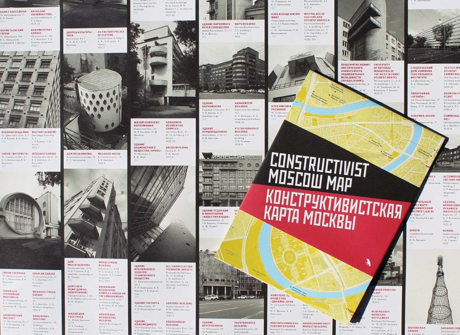 Constructivist Moscow Map 9780993193484 Melikova, Natalia Blue Crow Media Blue Crow Architecture Maps Landkaarten en wegenkaarten Moskou Constructivist Moscow Map 9780993193484 Melikova, Natalia Blue Crow Media Blue Crow Architecture Maps Landkaarten en wegenkaarten Moskou