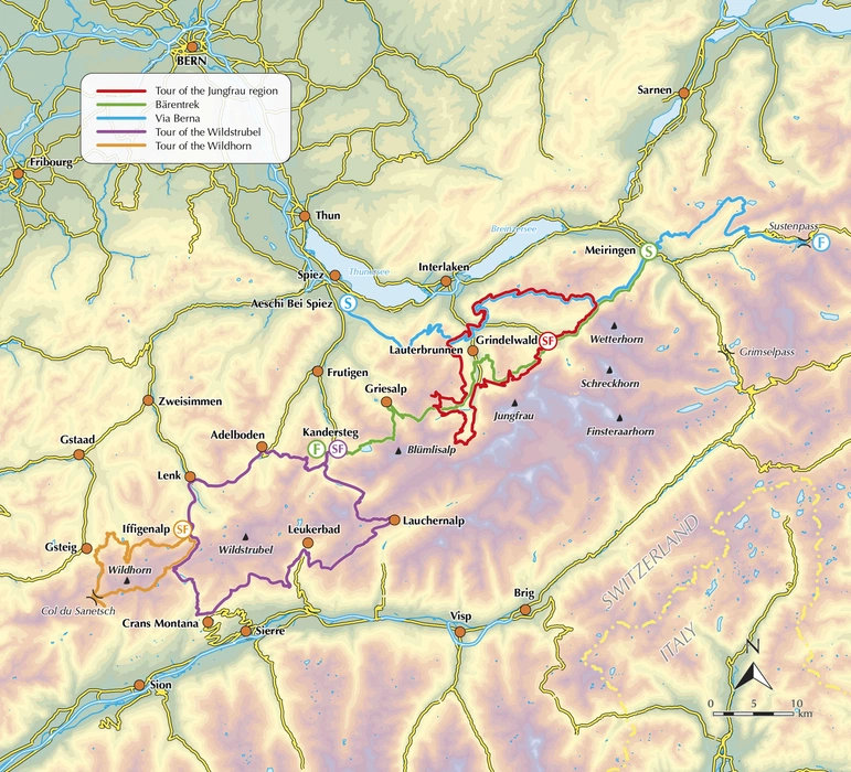 Bernese Oberland, trekking | wandelgids 9781786312754 Cicerone Press Meerdaagse wandelroutes, Wandelgidsen Berner Oberland Bernese Oberland, trekking | wandelgids 9781786312754 Cicerone Press Meerdaagse wandelroutes, Wandelgidsen Berner Oberland