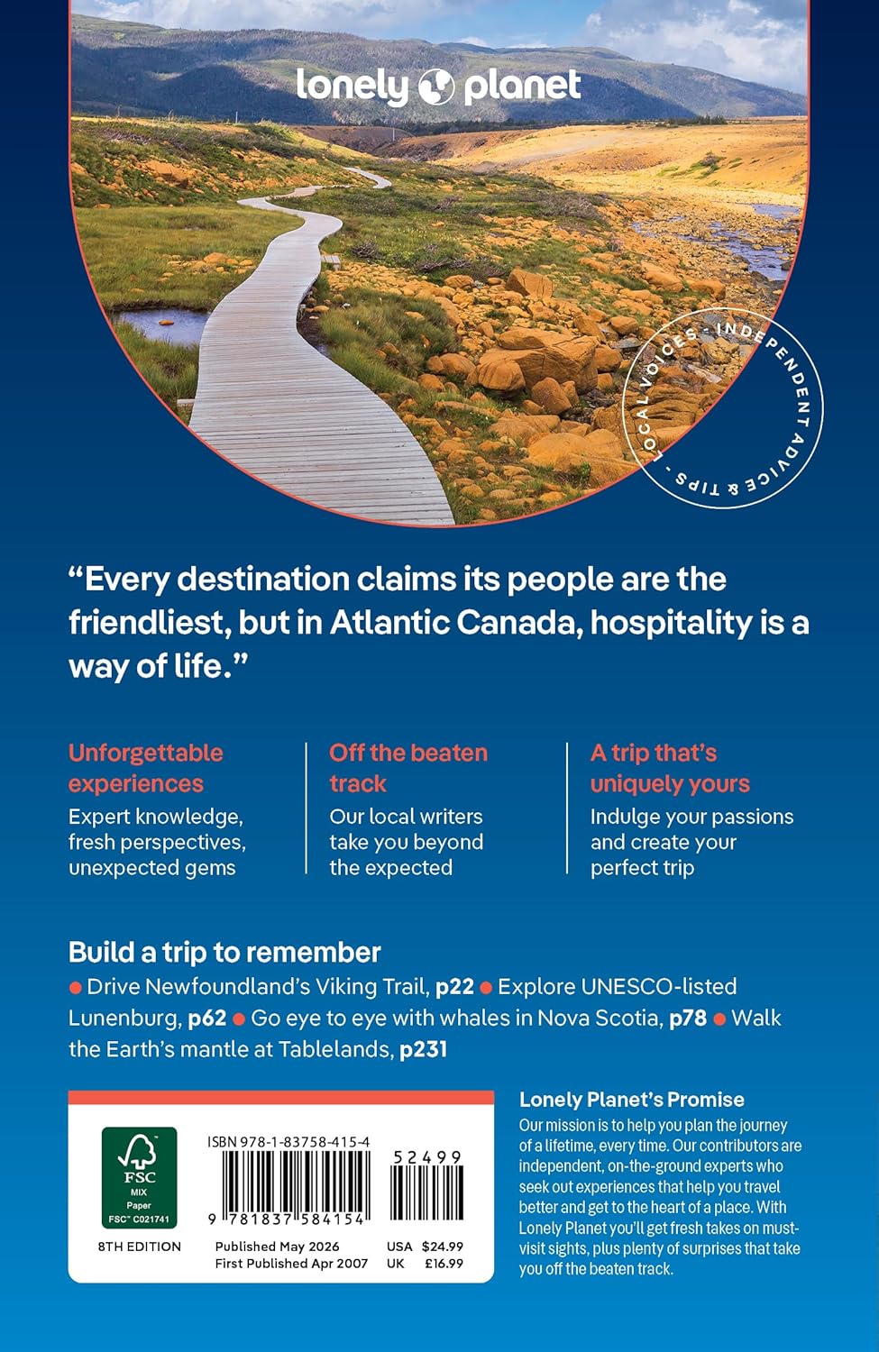 Lonely Planet Atlantic Canada 9781837584154 Lonely Planet Travel Guides Reisgidsen Atlantic Canada Lonely Planet Atlantic Canada 9781837584154 Lonely Planet Travel Guides Reisgidsen Atlantic Canada