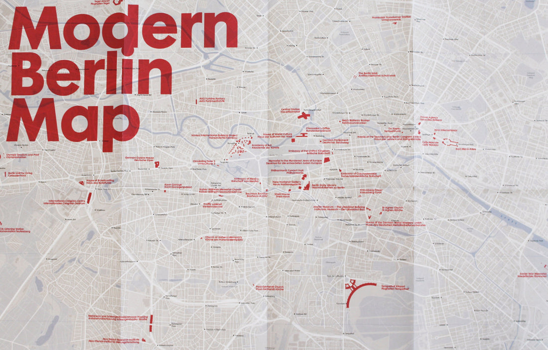 Modern Berlin Map 9781912018000 Tempest, Matthew & Phipps, Simon Blue Crow Media Blue Crow Architecture Maps Landkaarten en wegenkaarten Berlijn Modern Berlin Map 9781912018000 Tempest, Matthew & Phipps, Simon Blue Crow Media Blue Crow Architecture Maps Landkaarten en wegenkaarten Berlijn