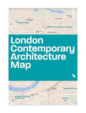 London Contemporary Architecture Map 9781912018055 Wainwright, Olly Blue Crow Media Blue Crow Architecture Maps  Landkaarten en wegenkaarten Londen
