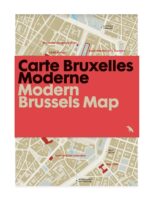 Modern Brussels Map 9781912018178 Gigou, Jacinthe Blue Crow Media Blue Crow Architecture Maps  Landkaarten en wegenkaarten Brussel