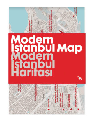Modern Istanbul Map 9781912018192  Blue Crow Media Blue Crow Architecture Maps  Landkaarten en wegenkaarten Istanbul