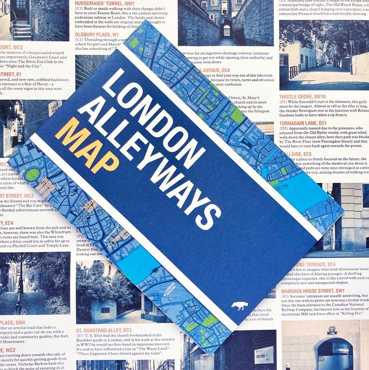 London Alleyways Map 9781912018871 Matthew Turner Blue Crow Media Blue Crow Architecture Maps Landkaarten en wegenkaarten Londen London Alleyways Map 9781912018871 Matthew Turner Blue Crow Media Blue Crow Architecture Maps Landkaarten en wegenkaarten Londen