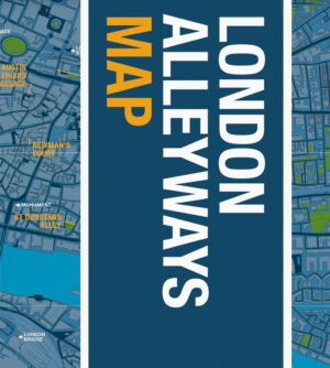 London Alleyways Map 9781912018871 Matthew Turner Blue Crow Media Blue Crow Architecture Maps  Landkaarten en wegenkaarten Londen