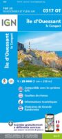 wandelkaart 0317OT Île d'Ouessant 1:25.000 9782758554226  IGN IGN 25 Bretagne  Wandelkaarten Bretagne