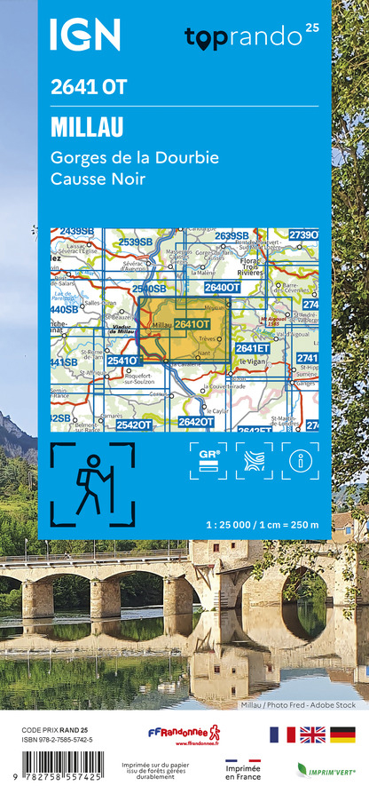 wandelkaart 2641OT Millau 1:25.000 9782758557425 IGN IGN 25 Lot, Tarn, Aveyron Wandelkaarten Lot, Tarn, Toulouse wandelkaart 2641OT Millau 1:25.000 9782758557425 IGN IGN 25 Lot, Tarn, Aveyron Wandelkaarten Lot, Tarn, Toulouse