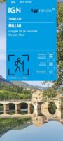 wandelkaart 2641OT Millau 1:25.000 9782758557425  IGN IGN 25 Lot, Tarn, Aveyron  Wandelkaarten Lot, Tarn, Toulouse