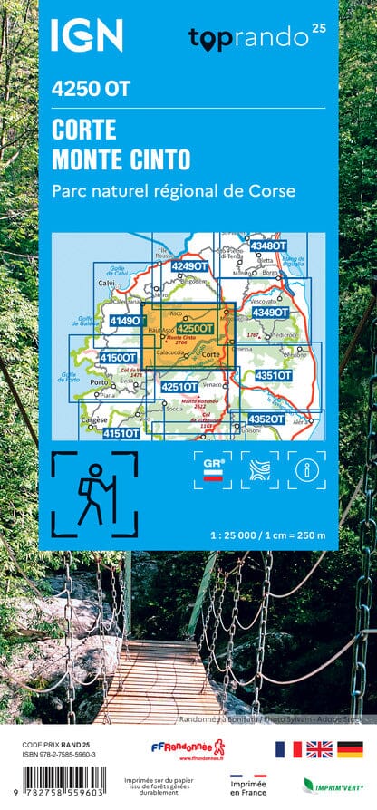 wandelkaart 4250OT Corte, Monte Cinto 1:25.000 9782758559603 IGN IGN 25 Corsica Wandelkaarten Corsica wandelkaart 4250OT Corte, Monte Cinto 1:25.000 9782758559603 IGN IGN 25 Corsica Wandelkaarten Corsica