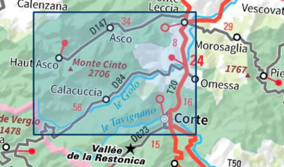 wandelkaart 4250OT Corte, Monte Cinto 1:25.000 9782758559603 IGN IGN 25 Corsica Wandelkaarten Corsica wandelkaart 4250OT Corte, Monte Cinto 1:25.000 9782758559603 IGN IGN 25 Corsica Wandelkaarten Corsica