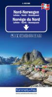 KFN-4  Midden-Noorwegen noord 1:400.000 9783259300787  Kümmerly & Frey Cappelens Kart  Landkaarten en wegenkaarten Lofoten en Vesterålen, Midden-Noorwegen