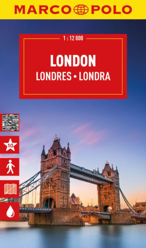 Londen | stadsplattegrond 1:12.000 9783575024152  Marco Polo MP stadsplattegrond  Stadsplattegronden Londen