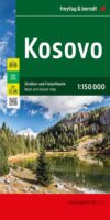 Kosovo Map | autokaart, wegenkaart 1:150.000 9783707922875  Freytag & Berndt   Landkaarten en wegenkaarten Servië, Bosnië-Hercegovina, Kosovo