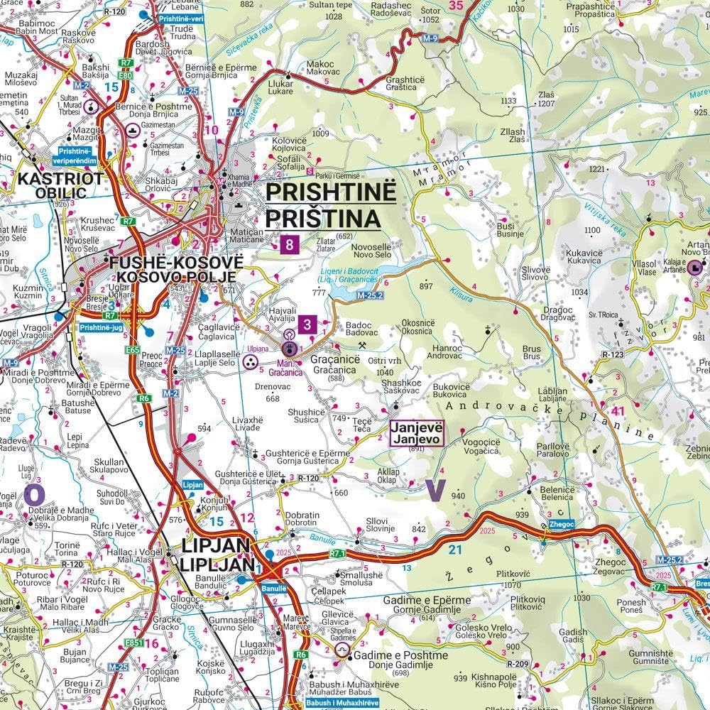 Kosovo Map | autokaart, wegenkaart 1:150.000 9783707922875 Freytag & Berndt Landkaarten en wegenkaarten Servië, Bosnië-Hercegovina, Kosovo Kosovo Map | autokaart, wegenkaart 1:150.000 9783707922875 Freytag & Berndt Landkaarten en wegenkaarten Servië, Bosnië-Hercegovina, Kosovo