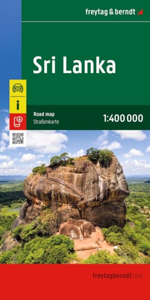 Sri Lanka | autokaart, wegenkaart 1:500.000 9783707924787  Freytag & Berndt   Landkaarten en wegenkaarten Sri Lanka
