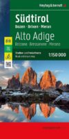 Tirol Zuid - Bozen - Brixen - Meran | autokaart, wegenkaart 1:150.000 9783707925135  Freytag & Berndt   Landkaarten en wegenkaarten Zuid-Tirol, Dolomieten
