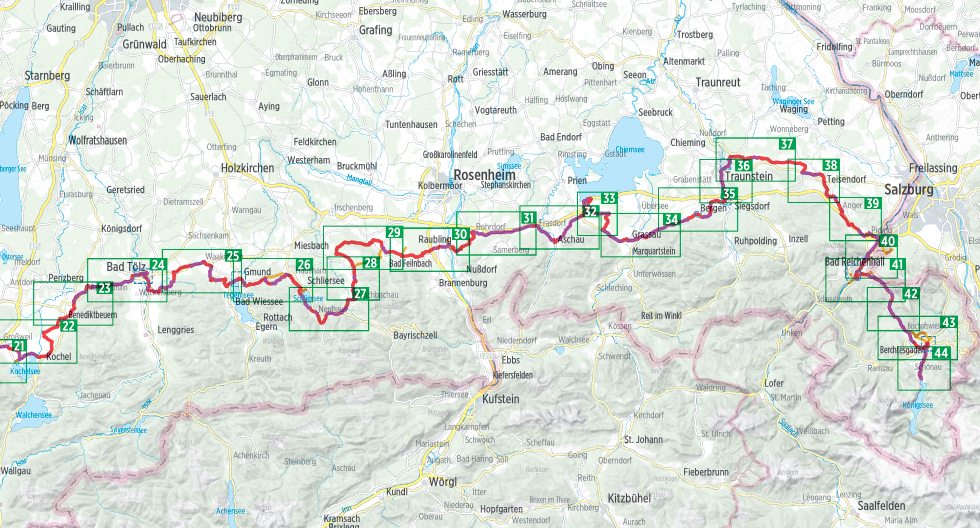 Bikeline Bodensee-Königssee Radweg | fietsgids 9783711103284 Esterbauer Bikeline Fietsgidsen, Meerdaagse fietsvakanties Beierse Alpen Bikeline Bodensee-Königssee Radweg | fietsgids 9783711103284 Esterbauer Bikeline Fietsgidsen, Meerdaagse fietsvakanties Beierse Alpen