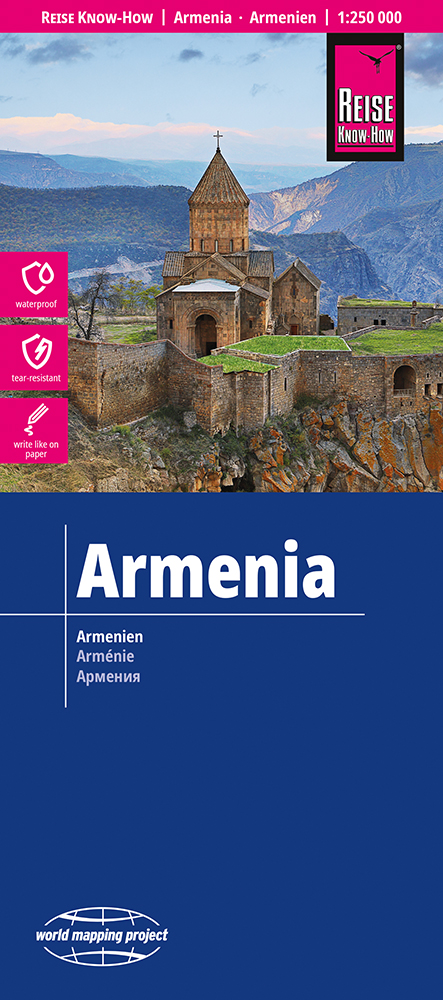 Armenië landkaart, wegenkaart 1: 250.000 9783831774814 Reise Know-How Verlag WMP, World Mapping Project Landkaarten en wegenkaarten Armenië Armenië landkaart, wegenkaart 1: 250.000 9783831774814 Reise Know-How Verlag WMP, World Mapping Project Landkaarten en wegenkaarten Armenië