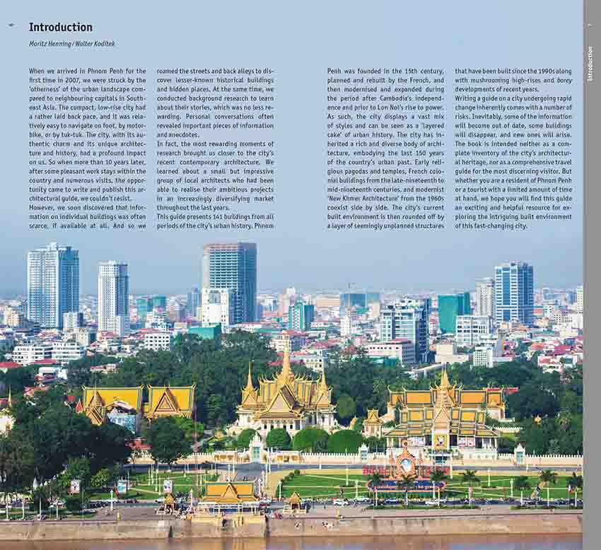 Phnom Penh 9783869224343 Moritz Henning, Walter Koditek DOM Publishers Architectural Guide Reisgidsen Cambodja Phnom Penh 9783869224343 Moritz Henning, Walter Koditek DOM Publishers Architectural Guide Reisgidsen Cambodja