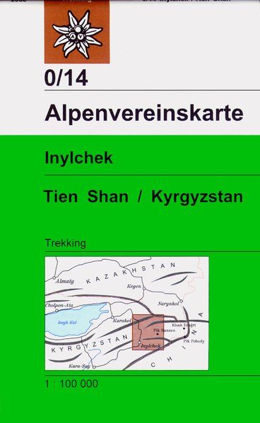 wandelkaart AV-0/14 Inylchek Tien Shan West/ Kyrgyztan Alpenvereinskarte wandelkaart 9783937530024 AlpenVerein Alpenvereinskarten Wandelkaarten Zijderoute (de landen van de) wandelkaart AV-0/14 Inylchek Tien Shan West/ Kyrgyztan Alpenvereinskarte wandelkaart 9783937530024 AlpenVerein Alpenvereinskarten Wandelkaarten Zijderoute (de landen van de)