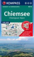 Kompass wandelkaart KP-10 Chiemsee, Chiemgauer Alpen 9783991545200  Kompass Wandelkaarten Kompass Oberbayern  Wandelkaarten Beierse Alpen