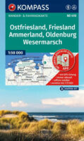 Kompass wandelkaart KP-410 Ostfriesland / Oldenburg 1:50.000 9783991545316  Kompass Wandelkaarten Kompass Ostfriesland  Wandelkaarten Ostfriesland