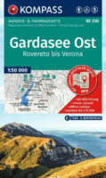 Kompass wandelkaart KP-250  Gardasee Ost  1:50.000 9783991545729  Kompass Wandelkaarten Kompass Italië  Wandelkaarten Gardameer