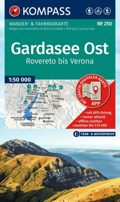 Kompass wandelkaart KP-250 Gardasee Ost 1:50.000 9783991545729 Kompass Wandelkaarten Kompass Italië Wandelkaarten Gardameer Kompass wandelkaart KP-250 Gardasee Ost 1:50.000 9783991545729 Kompass Wandelkaarten Kompass Italië Wandelkaarten Gardameer