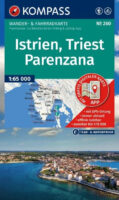 Kompass wandelkaart KP-260 Istrië - Triëst 1:65.000 9783991545774  Kompass Wandelkaarten   Wandelkaarten Kroatië
