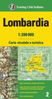 TCI-02  Lombardia 1:200.000 9788836583225  TCI Italië Wegenkaarten  Landkaarten en wegenkaarten Turijn, Piemonte