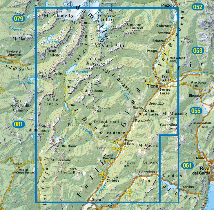 TAB-077 Adamello Sud | Tabacco wandelkaart 9788883152108 Tabacco Tabacco 1:25.000 Wandelkaarten Zuid-Tirol, Dolomieten TAB-077 Adamello Sud | Tabacco wandelkaart 9788883152108 Tabacco Tabacco 1:25.000 Wandelkaarten Zuid-Tirol, Dolomieten