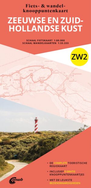 ZW2 Zeeuwse en Zuid-Hollandse Kust 9789018055127  ANWB ANWB Fiets & wandelknooppunten  Fietsgidsen, Wandelkaarten Zeeland
