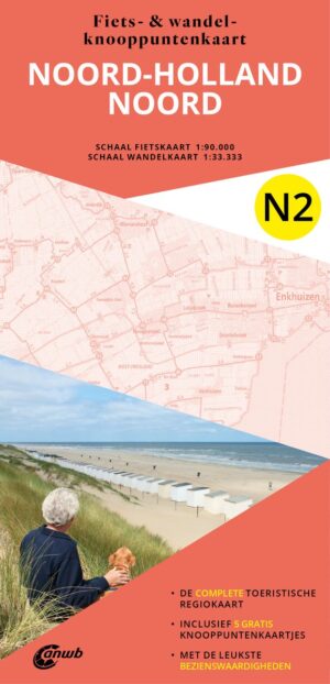 N2 Noord-Holland Noord 9789018055172  ANWB ANWB Fiets & wandelknooppunten  Fietsgidsen, Wandelkaarten Noord-Holland