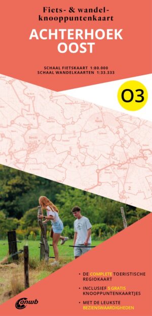 O3 Achterhoek 9789018055189  ANWB ANWB Fiets & wandelknooppunten  Fietsgidsen, Wandelkaarten Gelderse IJssel en Achterhoek