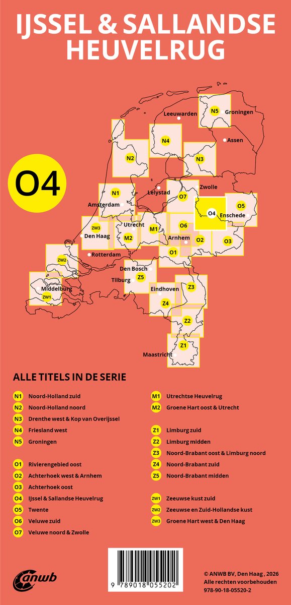 O4 IJssel & Sallandse Heuvelrug 9789018055202 ANWB ANWB Fiets & wandelknooppunten Fietsgidsen, Wandelkaarten Oost Nederland O4 IJssel & Sallandse Heuvelrug 9789018055202 ANWB ANWB Fiets & wandelknooppunten Fietsgidsen, Wandelkaarten Oost Nederland