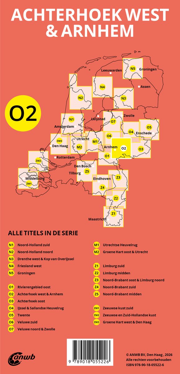 O2 Achterhoek West & Arnhem 9789018055226 ANWB ANWB Fiets & wandelknooppunten Fietsgidsen, Wandelkaarten Gelderse IJssel en Achterhoek O2 Achterhoek West & Arnhem 9789018055226 ANWB ANWB Fiets & wandelknooppunten Fietsgidsen, Wandelkaarten Gelderse IJssel en Achterhoek