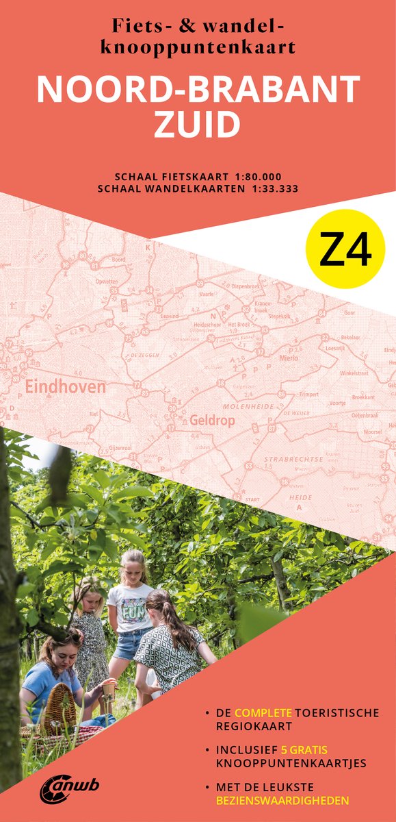 Z4 Noord-Brabant Zuid (Eindhoven) 9789018055233 ANWB ANWB Fiets & wandelknooppunten Fietsgidsen, Wandelkaarten Noord-Brabant Z4 Noord-Brabant Zuid (Eindhoven) 9789018055233 ANWB ANWB Fiets & wandelknooppunten Fietsgidsen, Wandelkaarten Noord-Brabant