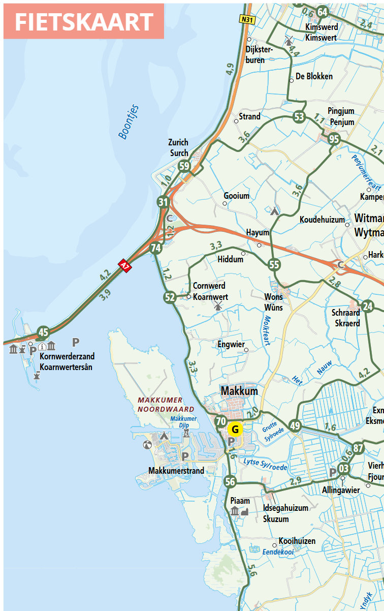 N4 Friesland West 9789018055240 ANWB ANWB Fiets & wandelknooppunten Fietsgidsen, Wandelkaarten Friesland N4 Friesland West 9789018055240 ANWB ANWB Fiets & wandelknooppunten Fietsgidsen, Wandelkaarten Friesland