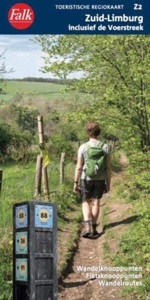 FRK-Z2  Zuid-Limburg | regiokaart 1:25.000 9789028705982  Falk Falk Regiokaarten  Wandelkaarten Maastricht en Zuid-Limburg