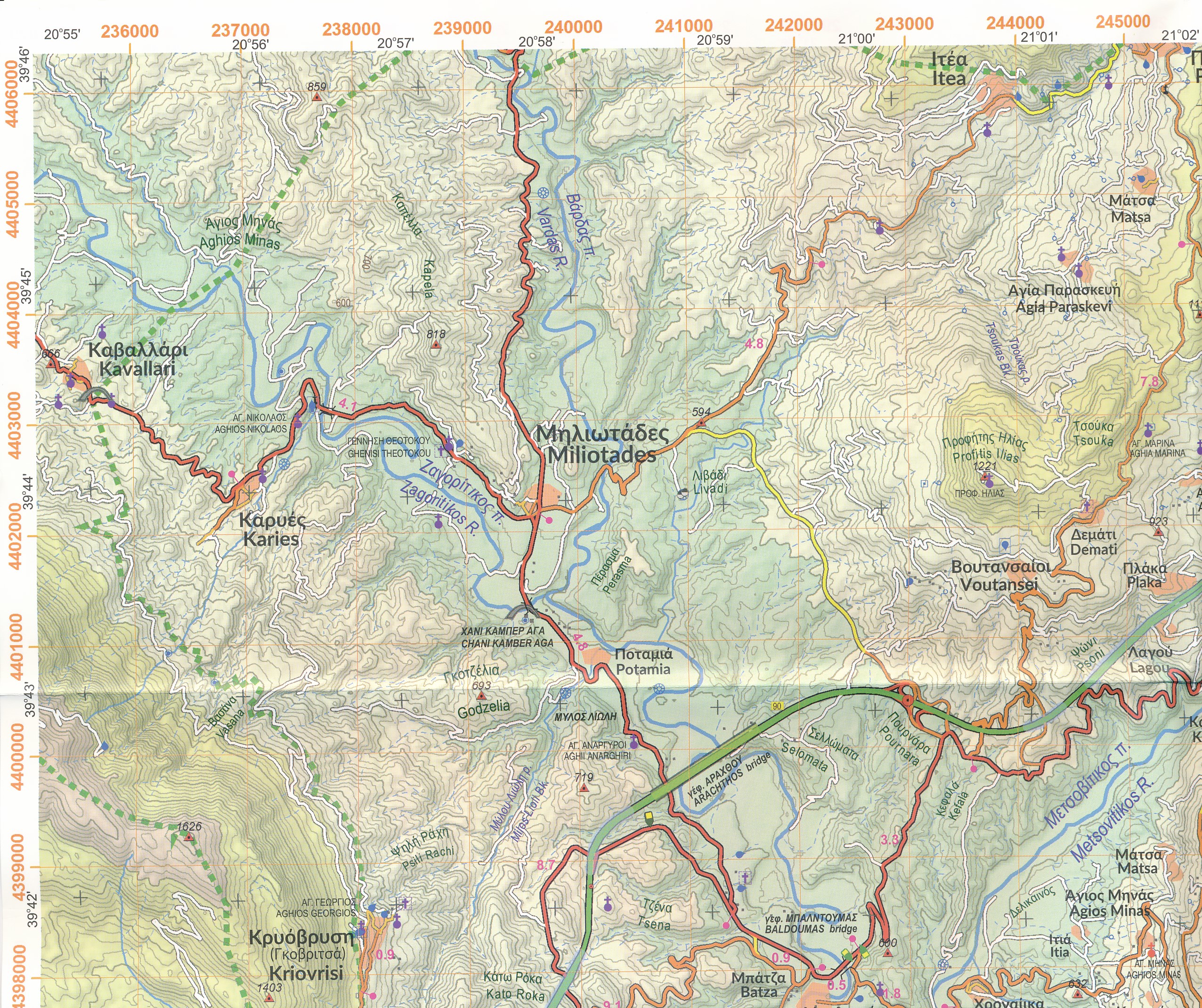 03.3 Pindus: Gramos 1:50.000 9789608195929 Anavasi Topo 50 Afgeprijsd, Wandelkaarten Noord-Griekenland 03.3 Pindus: Gramos 1:50.000 9789608195929 Anavasi Topo 50 Afgeprijsd, Wandelkaarten Noord-Griekenland