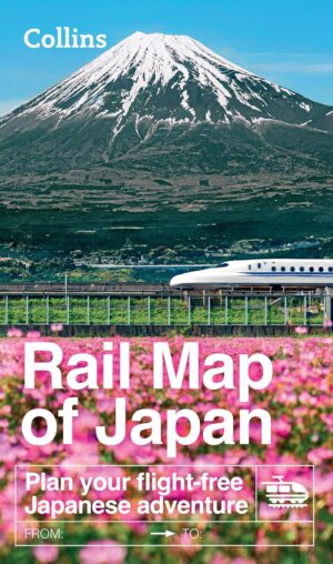 Japan Rail Map 9780008808242  Collins   Landkaarten en wegenkaarten Japan
