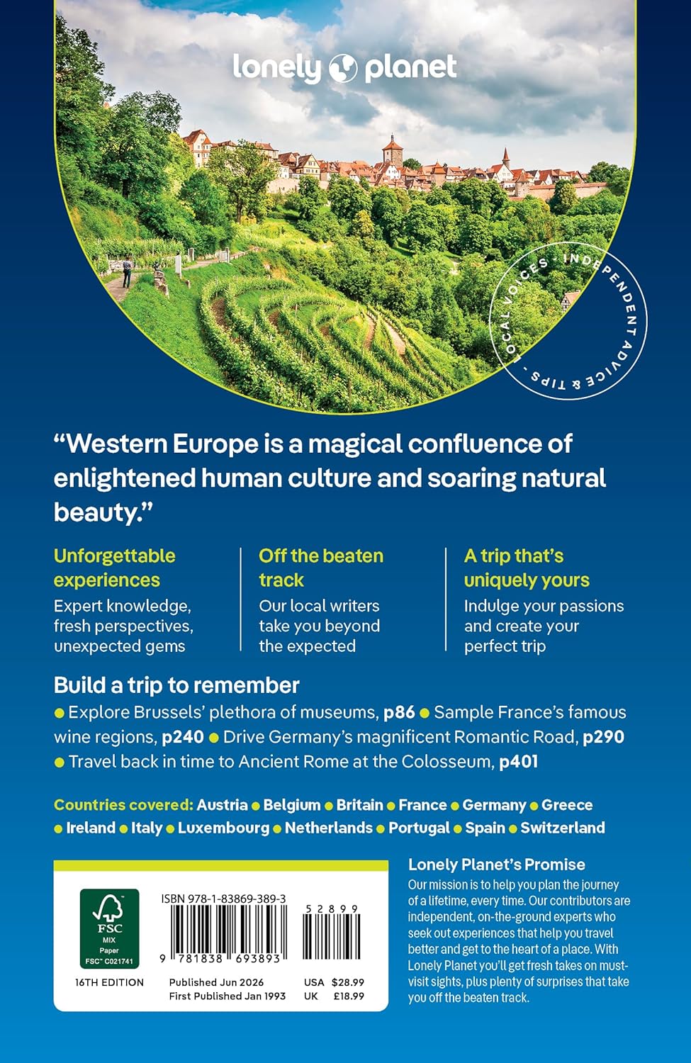 Lonely Planet Western Europe 9781838693893 Lonely Planet Travel Guides Reisgidsen Europa Lonely Planet Western Europe 9781838693893 Lonely Planet Travel Guides Reisgidsen Europa