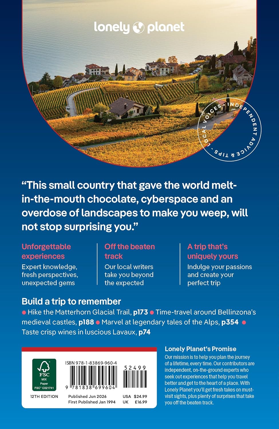 Lonely Planet Switzerland 9781838699604 Lonely Planet Travel Guides Reisgidsen Zwitserland Lonely Planet Switzerland 9781838699604 Lonely Planet Travel Guides Reisgidsen Zwitserland