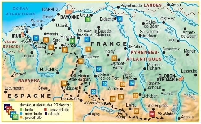 P642 Le Pays Basque | wandelgids Baskenland 9782751412769 FFRP Topoguides Wandelgidsen Baskenland, Navarra, Rioja P642 Le Pays Basque | wandelgids Baskenland 9782751412769 FFRP Topoguides Wandelgidsen Baskenland, Navarra, Rioja