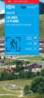 3532ETR Les Arcs, La Plagne / PN de la Vanoise | wandelkaart 1:25.000 9782758557630  IGN IGN 25 version résistante  Wandelkaarten Vanoise, Savoie